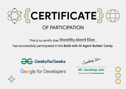 Build with AI Agent Builder Camp Build with AI Agent Builder Camp