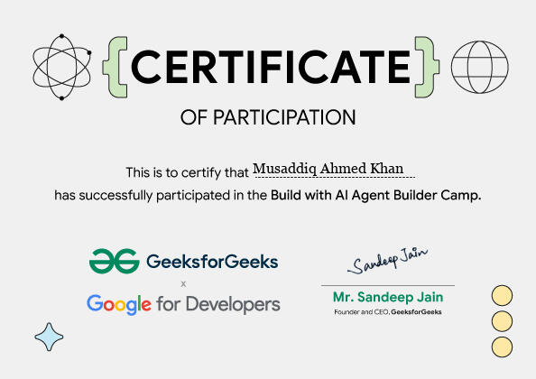 Build with AI Agent Builder Camp Build with AI Agent Builder Camp