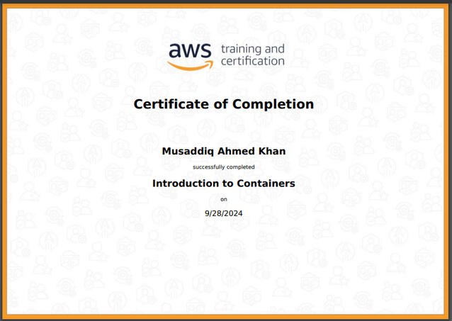 AWS Intro to Containers
