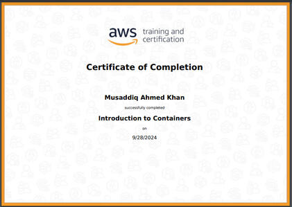 AWS Intro to Containers AWS Intro to Containers
