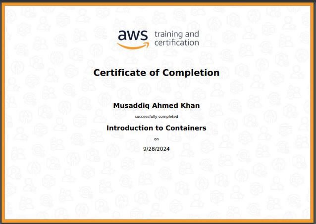 AWS Intro to Containers AWS Intro to Containers