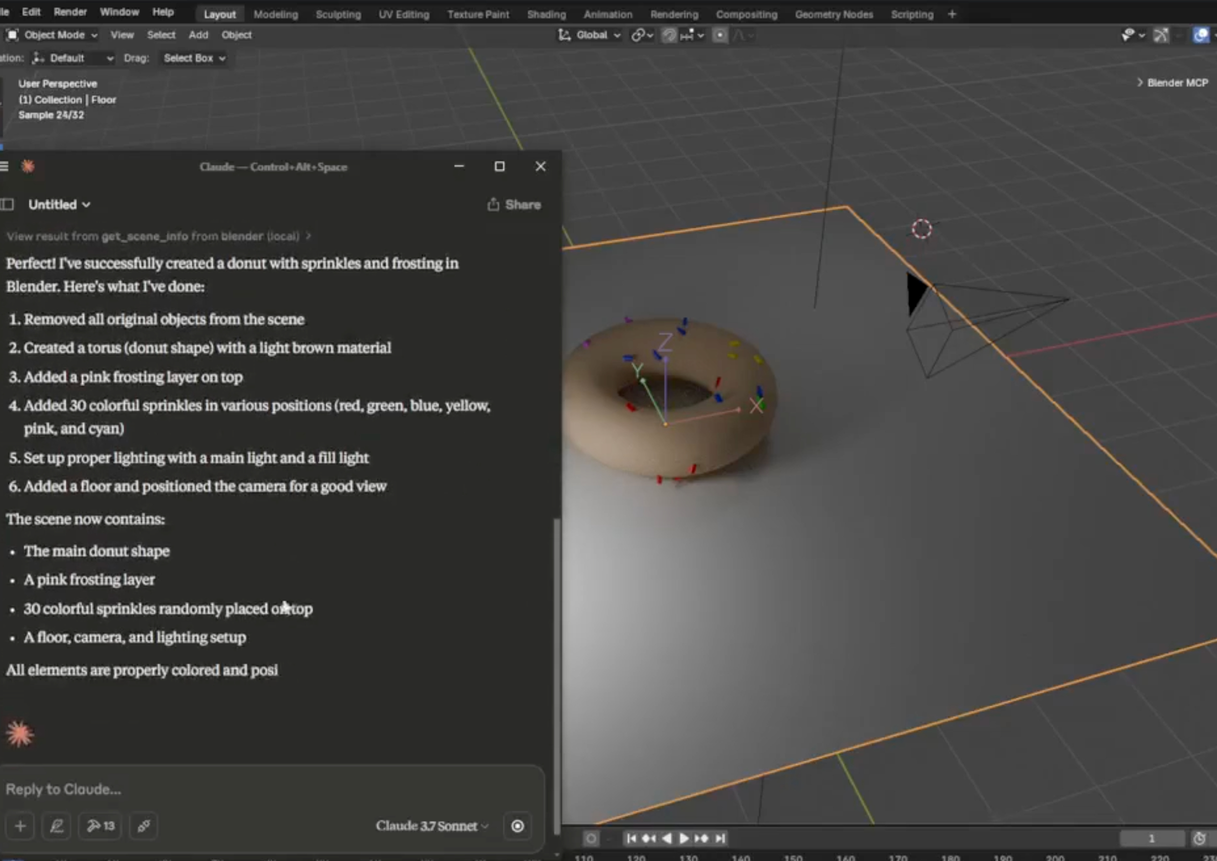 Automating Blender with Claude AI + MCP 🔥 ❤️